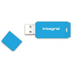 INTEGRAL Clé USB INTEGRAL NEON BLEU 64 GO