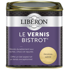 LIBERON VERNIS BISTROT 0.5L SATINE INCOLORE LIBERON - 231499