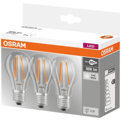 OSRAM LED STD CLAIR FILA.6.5W E27 FRD BT3 OSRAM - 4058075819535