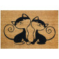 TAPIS COCO NATUREL CHATS 40X60CM IDMAT - COCON4060CHATS