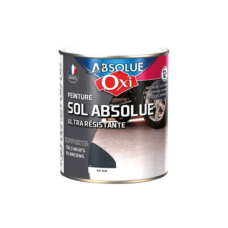 SOL ABSOLUE 2.5L GRIS CARBONE RAL7043 OXI - OXSOLABS2.5CAR