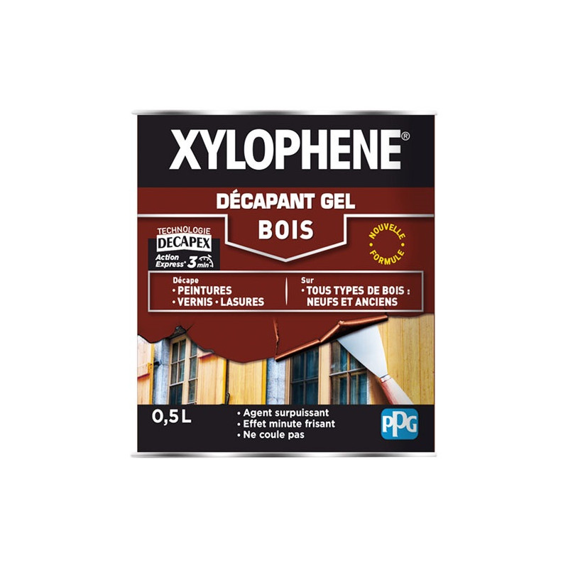 XYLOPHENE XYLOPHENE DECAPANT GEL BOIS 0.5L XYLOPHENE - 421725