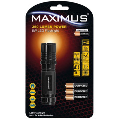 MAXIMUS LAMPE TORCHE MAXIMUS ALU 350LM 5W IP44 MAXIMUS - M-FL-013-DU