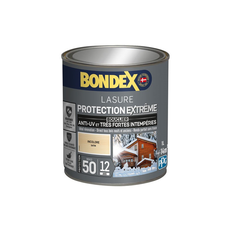 BONDEX LASURE IND 50/12 ANS 1L INCOLOR BONDEX - 431967
