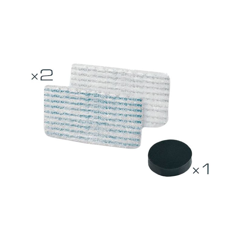 2 lingettes microfibres  pour Clean&Steam  et Clean&Steam Révolution SEB - ZR005804