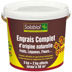 SOLABIOL ENGRAIS COMPLET 5 2KG OFFERT /NC SOLABIOL - SOCOMP5P