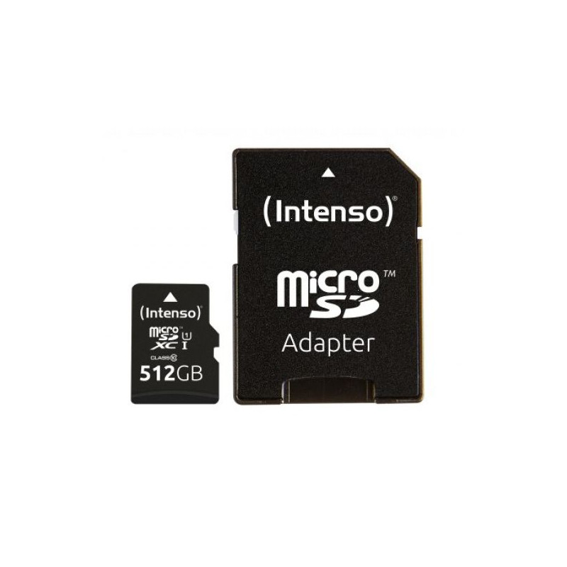 INTENSO Carte MicroSDXC UHS-I Premium Class 10 - 512 Go CABLAGE UNIVERSEL - 180854