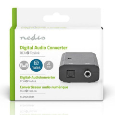 NEDIS Convertisseur audio digital | Une voie | Entrée de connexions: 1x S / P NEDIS - ACON2505BK