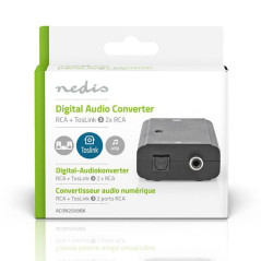 NEDIS Convertisseur audio digital | Deux voies | Entrée de connexions: 1x S/P NEDIS - ACON2509BK