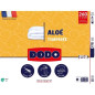 Couette 240x260 cm DODO ALoe - Tempérée - 300G/m² - Couette 2 personnes - Douce et Confortable - Blanc