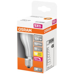 OSRAM OSRAM Ampoule LED Standard verre depoli variable 12W100 E27 chaud