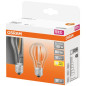 OSRAM BTE2  Ampoule LED Standard verre clair 7W60 E27 chaud