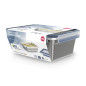 CLIP & CLOSE INOX Boîte de conservation rectangulaire 3 L EMSA - N1150700