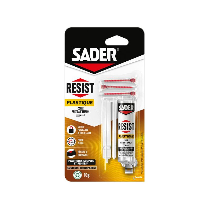 SADER SADER RESIST PLASTIQUE SERINGUE 10G SADER - 30621369