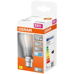 OSRAM LED SANDARD DEPOLI 8W B22 FROID BTE OSRAM - 4058075592759