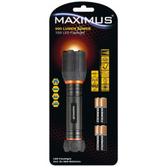 MAXIMUS LAMPE TORCHE LED 10W 900L FONCTI.FOCUS MAXIMUS - M-FL-023-DU