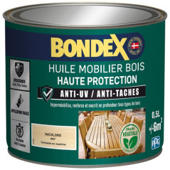 BONDEX BONDEX HUILE MOBILIER 0.5L INCOLORE BONDEX - 441372