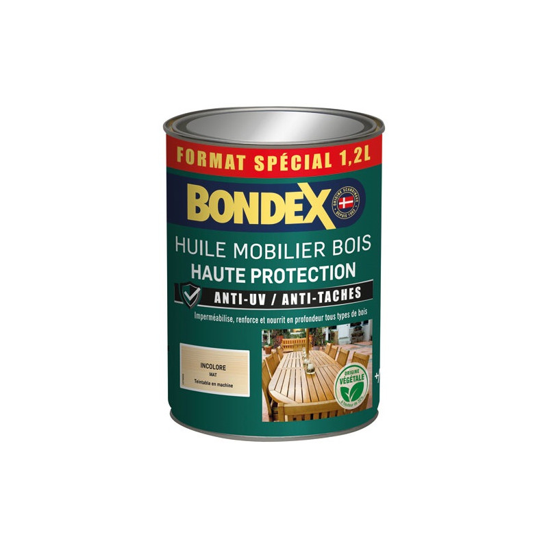 BONDEX HUILE MOBILIER 1.2L INCOLORE BONDEX - 441376