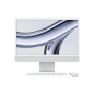 Apple iMac 24" écran rétina 4,5K 256 Go SSD 8 Go RAM Puce M3 CPU 8 cœurs GPU 8 cœurs Argent Nouveau