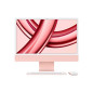 Apple iMac 24" écran rétina 4,5K 512 Go SSD 8 Go RAM Puce M3 CPU 8 cœurs GPU 10 cœurs Rose Nouveau