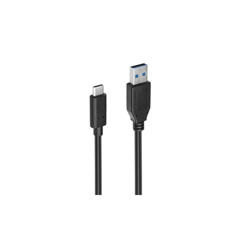 Câble USB C vers USB A Accsup 1 m Noir