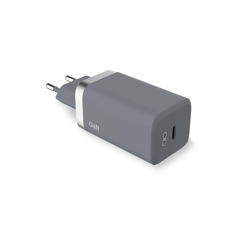 Chargeur maison Force Power USB C 65W pour smartphone Gris anthracite