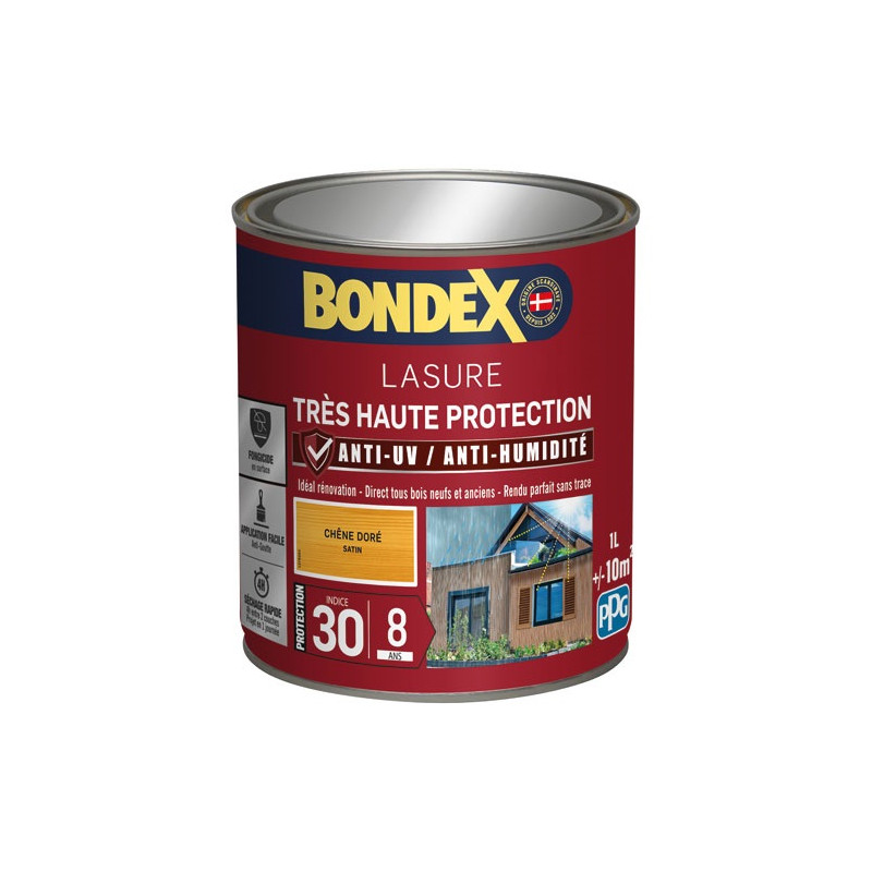 BONDEX BONDEX LASURE IND 30/8 ANS 1L CHENE DO BONDEX - 431931