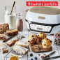 TEFAL Machine a gâteaux intelligente, 5 programmes précis, Moule antiadhésif, 6 moules a muffins Creabake, Cake Factory KD804