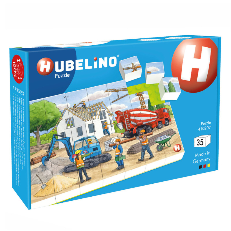 Hubelino Block Puzzle At the Construction Site, 35st. 410207
