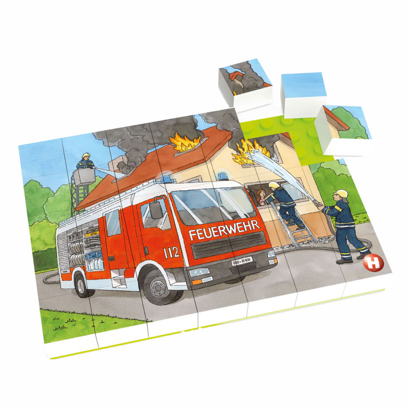 Hubelino Block Puzzle Fire Department, 35st. 410139