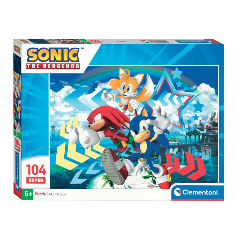 Clementoni Jigsaw Puzzle Super Sonic, 104pcs. 27267