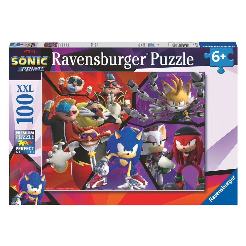 Ravensburger - Sonic Prime Jigsaw Puzzle XXL, 100 pcs. 133833
