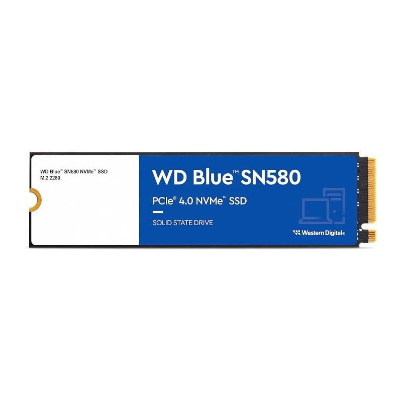 WESTERN DIGITAL - SN580 - Disque SSD interne - NVME - 2To