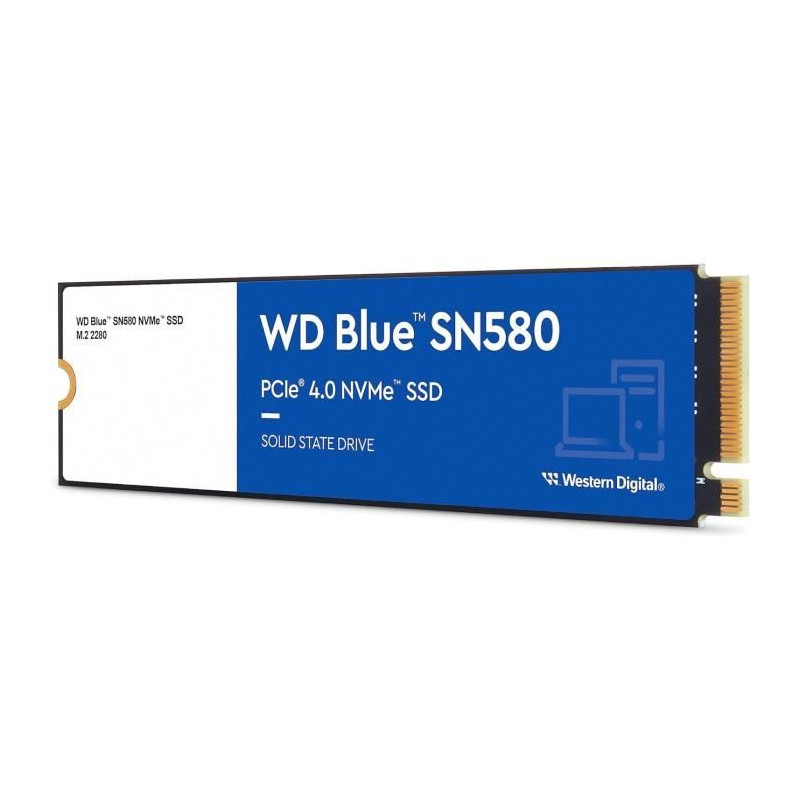WESTERN DIGITAL - SN580 - Disque SSD interne - NVME - 2To