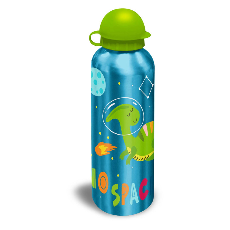Kids Licensing - Dino in Space Aluminum Drinking Bottle, 500ml. KL11326