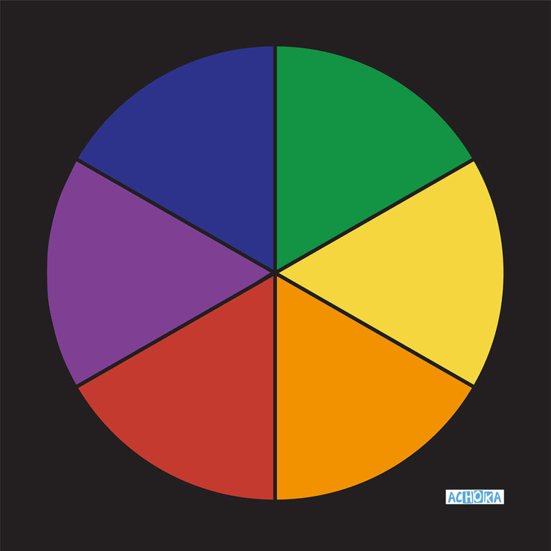 Achoka - Playmat Primary Color Circle, 100x100cm 11424-E2
