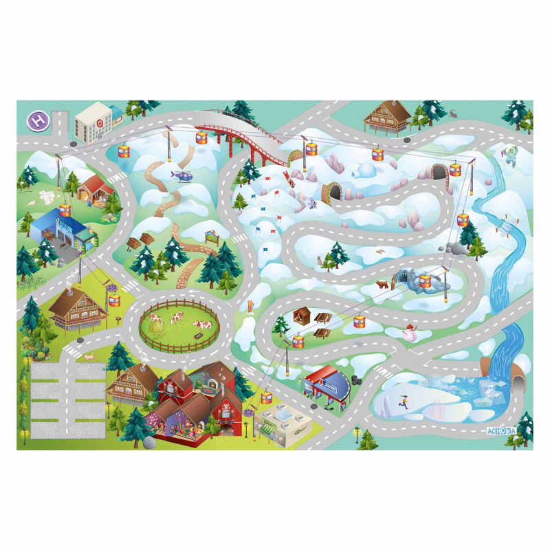 Achoka - Play mat In the Mountains, 100x150cm 11256-E2