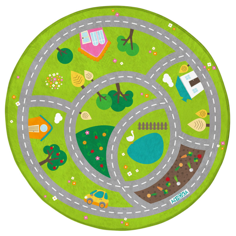 Achoka - Playmat Traffic Round, 100cm 88414-E3