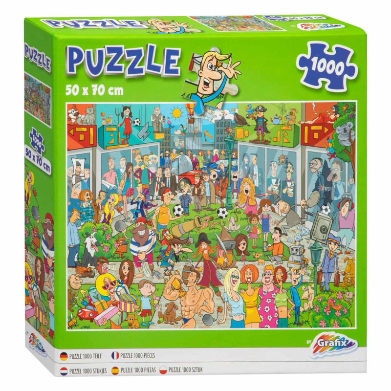 Grafix - Puzzle Comic La cour 1000 pièces 400056