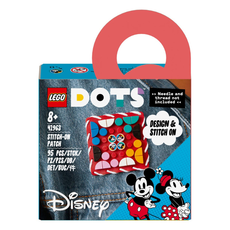 Lego - LEGO DOTS 41963 Mickey & Minnie Mouse: Stitch-on Patch 41963
