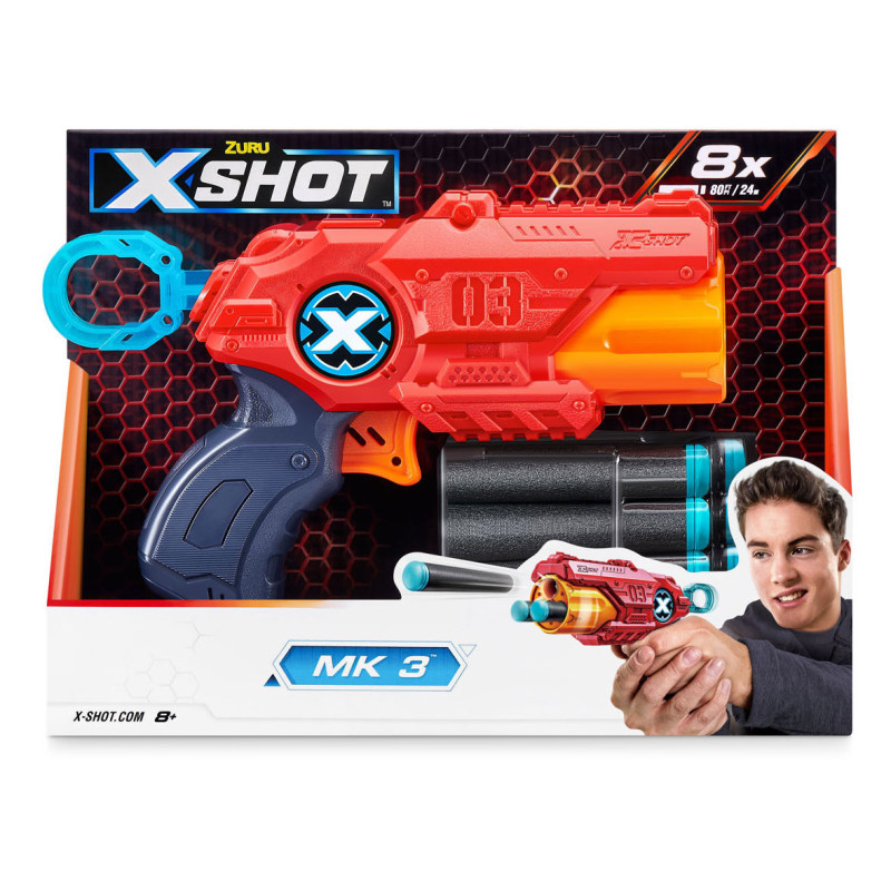 ZURU X-Shot MK3 with 8 Darts 36118-2022