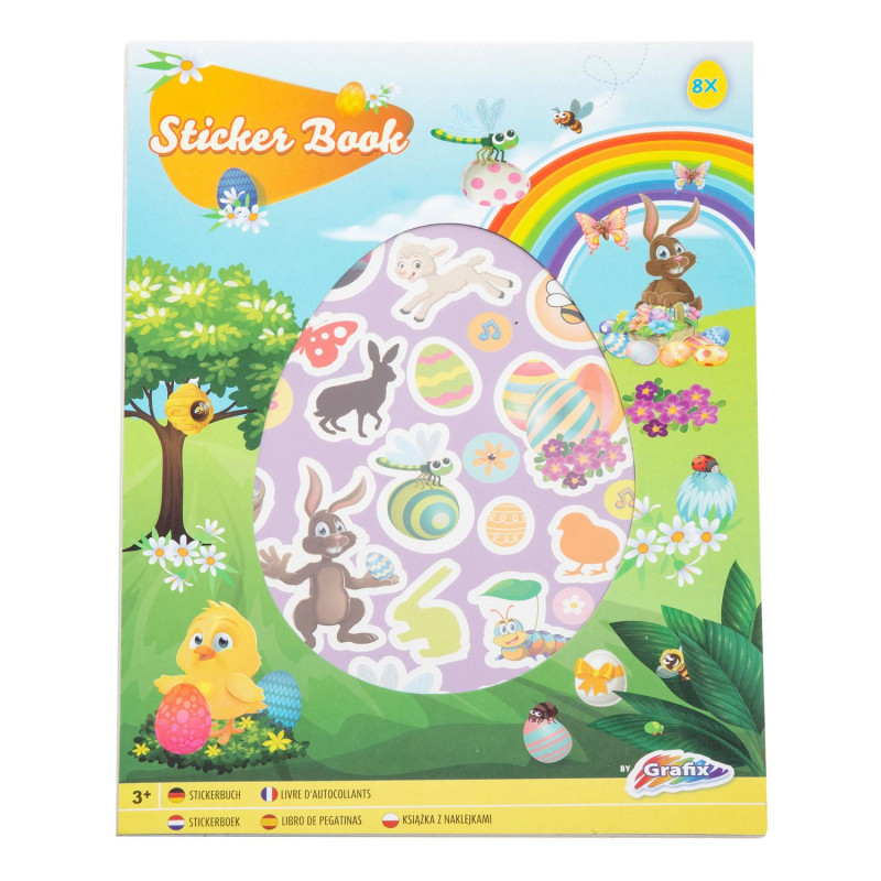 Grafix - Sticker book Easter A4 810006