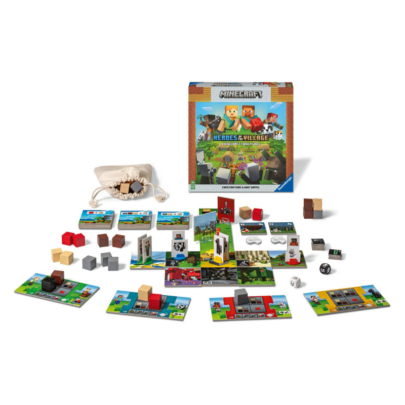 Ravensburger - Minecraft Junior - Heroes of the Village Board Game 209149