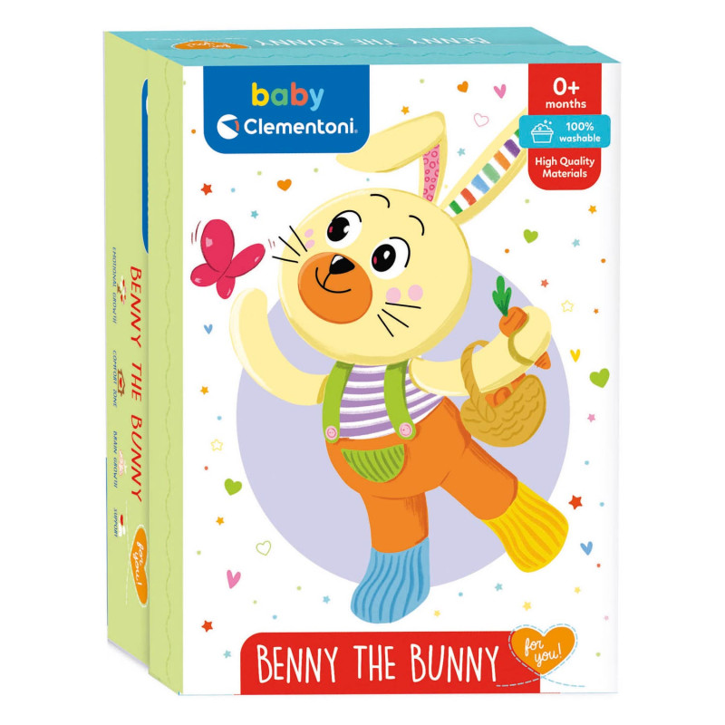 Clementoni Baby - Plush Toy Benny the Rabbit 17760