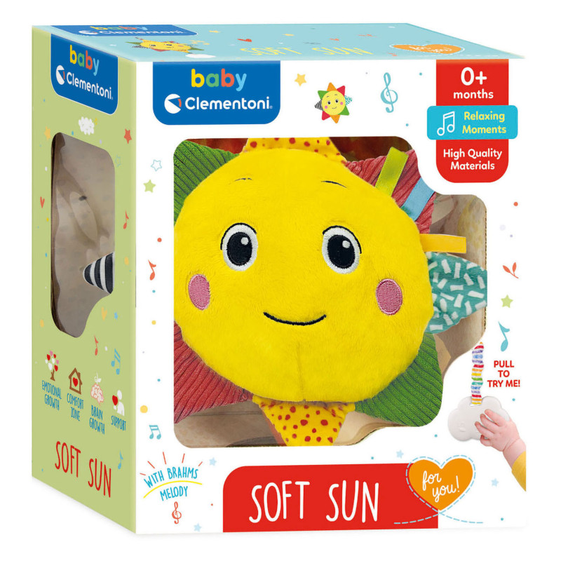 Clementoni Baby - Soft Music Box Sun 17795