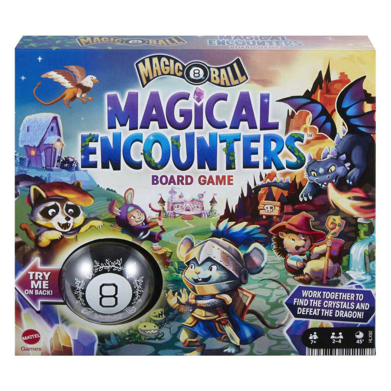Mattel - Magic 8 Ball Magic Encounters Board Game HPJ73