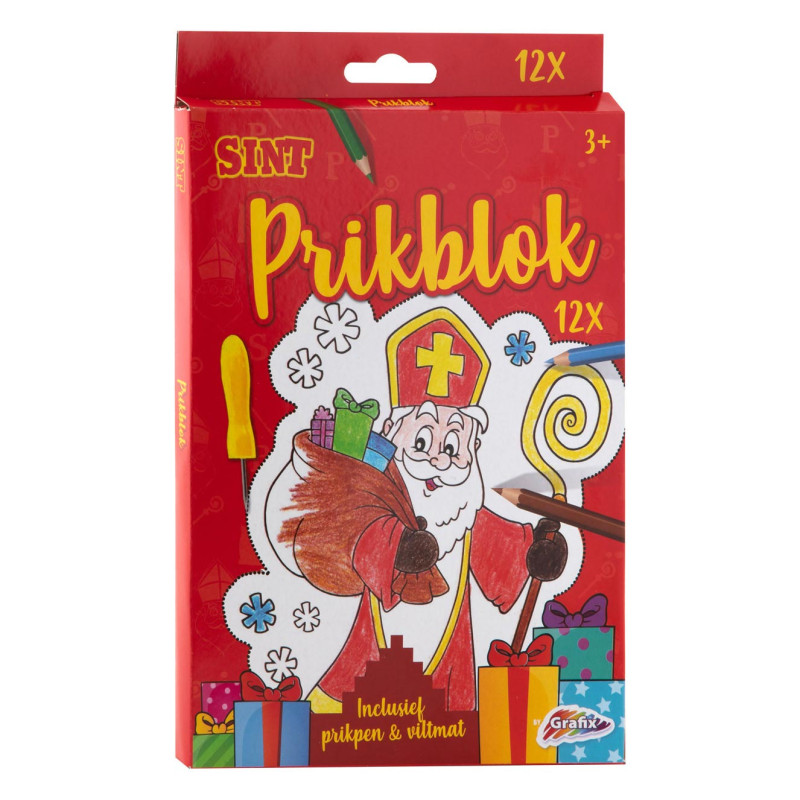 Grafix - Sinterklaas Pin block with 12 sheets 830008