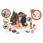 Smoby Winter Chalet with Accessories, 30dlg. 310557
