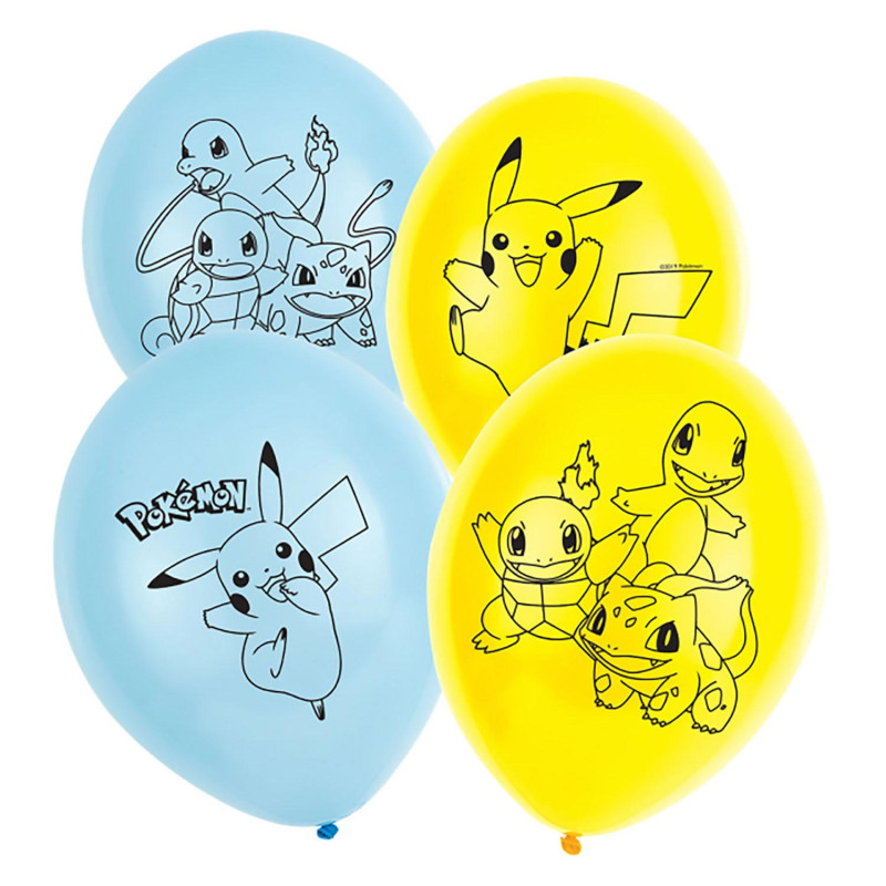 Haza Witbaard - Pokemon Balloons, 6pcs. AM9904826