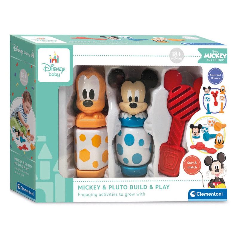 Clementoni Disney Baby - Mickey Mouse Build & Play 17814